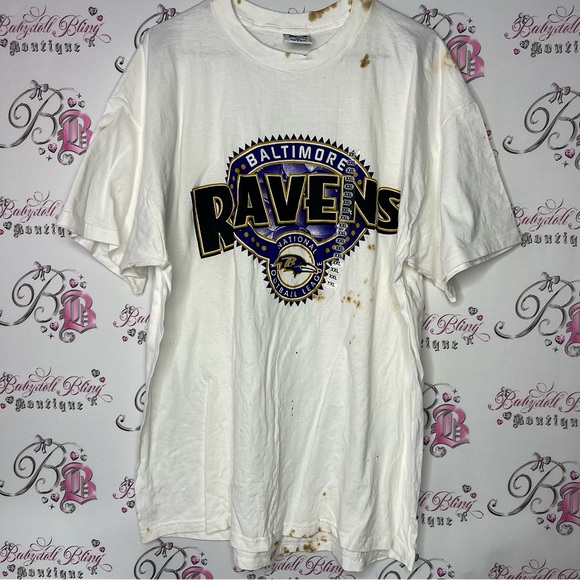 dynasty Other - Baltimore ravens NWT tshirt brand new with tags tie dye brown spotted shirt